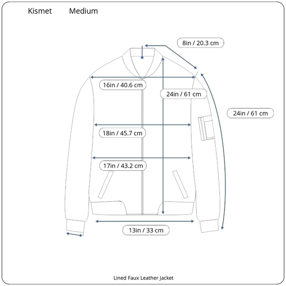 Kismet | Medium | Faux Leather Jacket - Picture 13 of 13